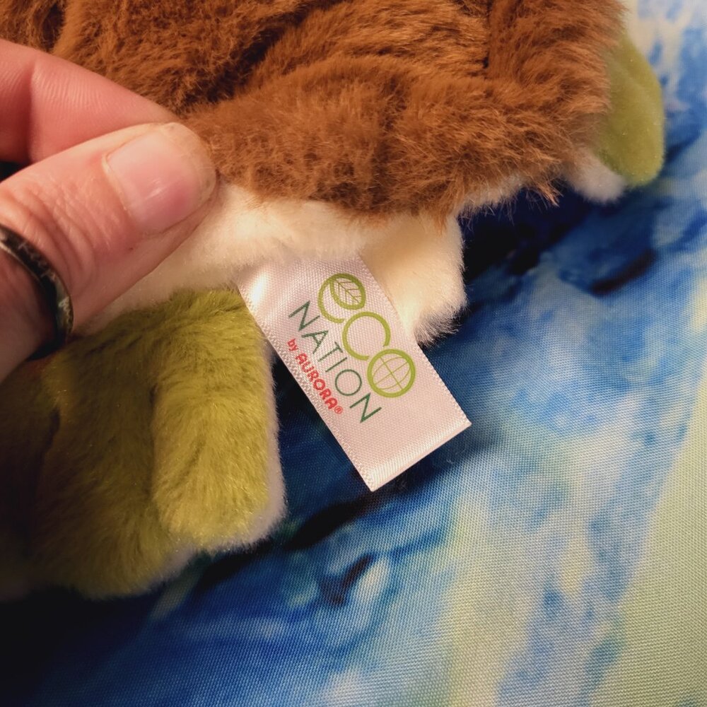 Stuffed Sea Turtle ~ Eco Nation ~ New with Tags - Picture 6 of 6